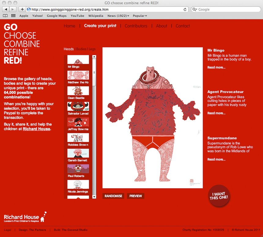 Going Going Gone Red!