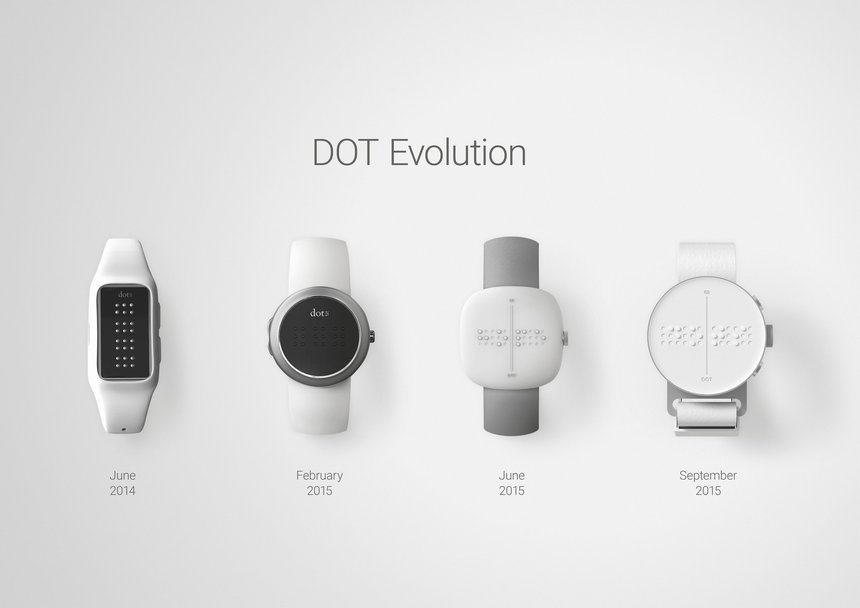 DOT. The first Braille Smartwatch.