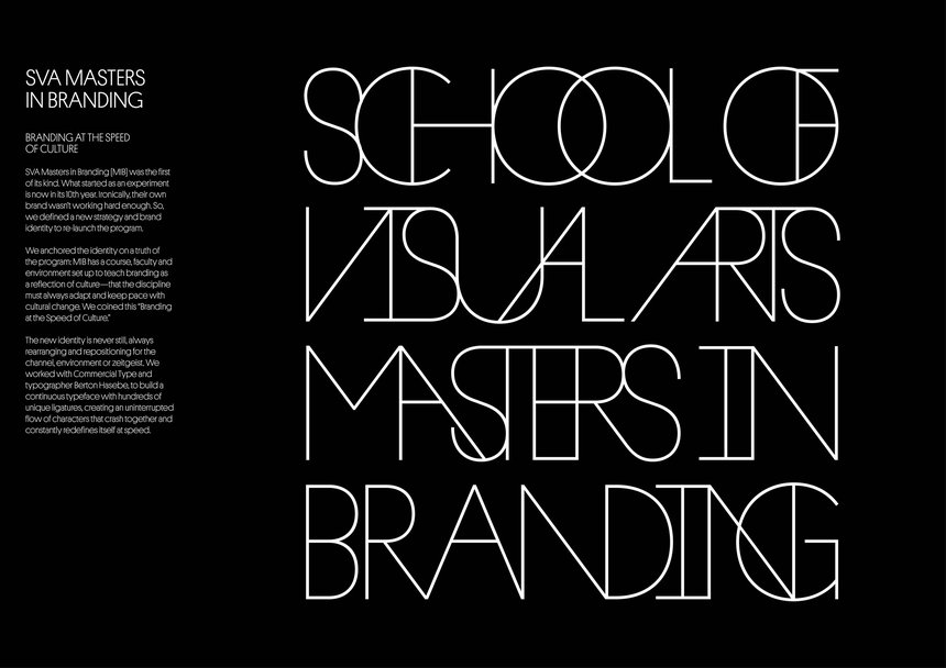 SVA Masters in Branding