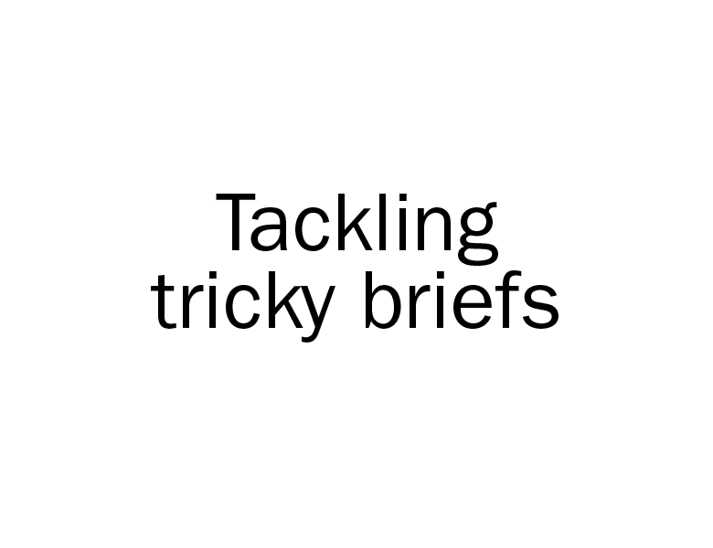 Here's how to turn that difficult creative challenge into a chance to shine